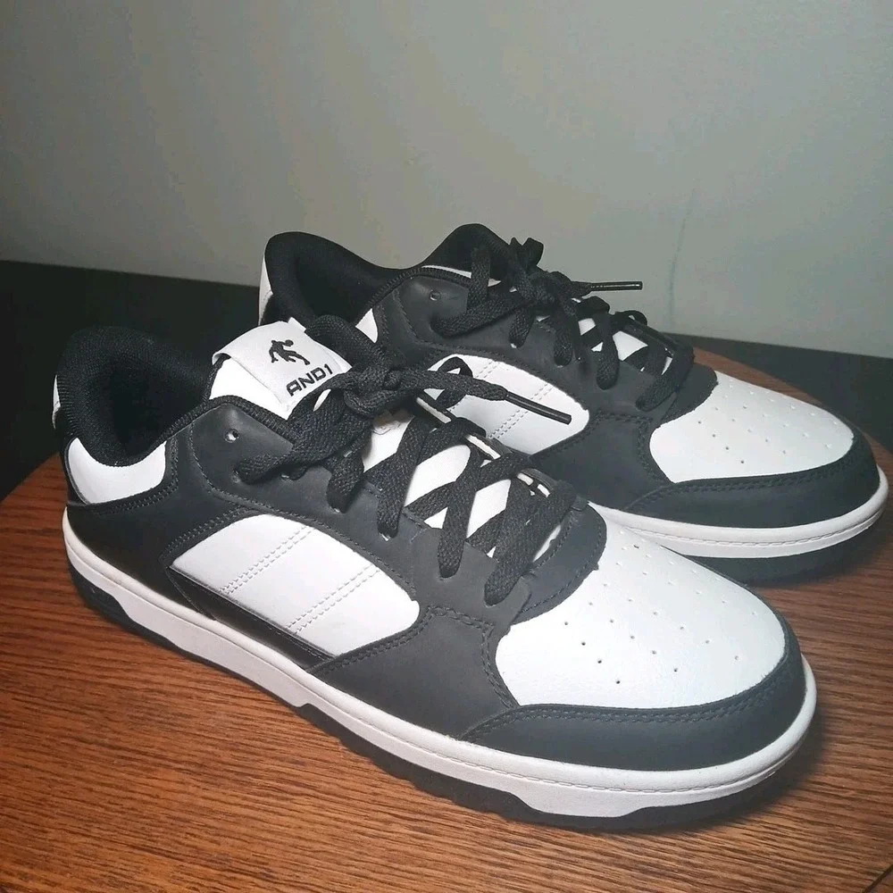 AND1 Women's Low Top Basketball Sneakers‎ Lace Up Shoes Size 9.5 Athletic NEW